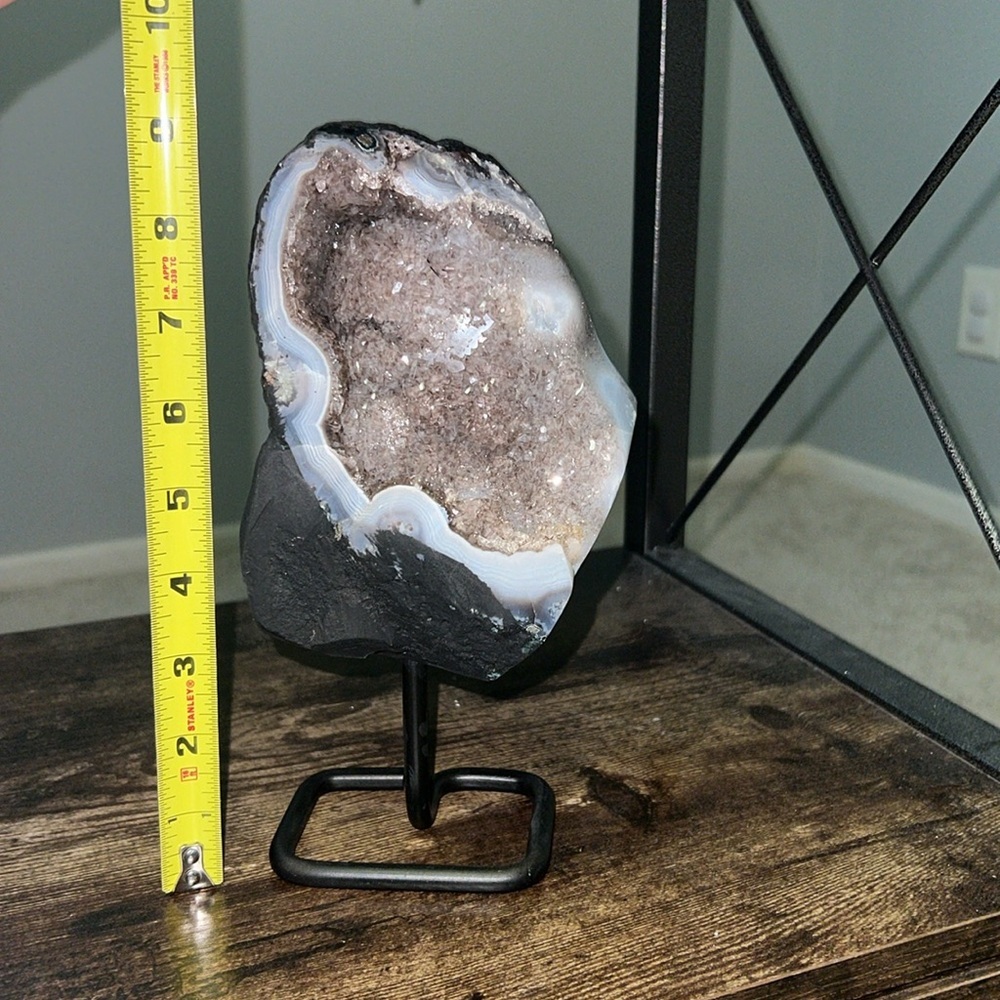 Amethyst geode 4.5 pounds with stand